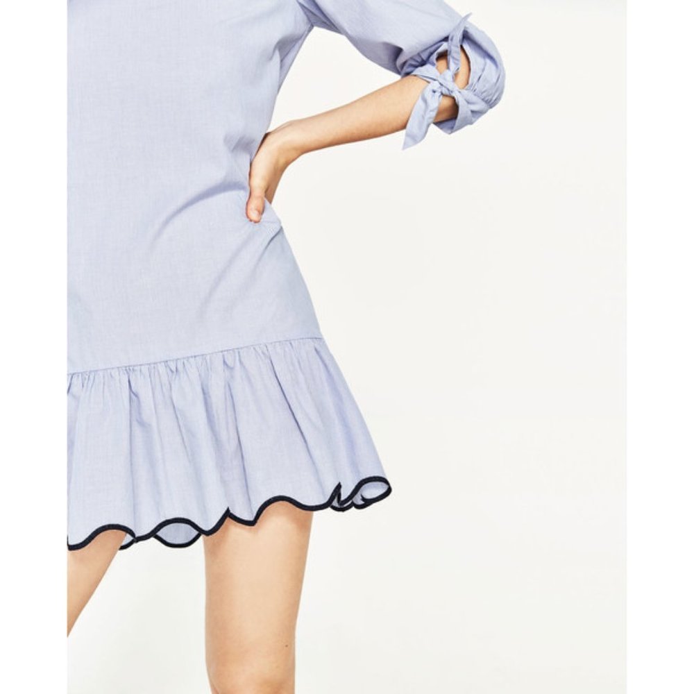 ZARA STRIPED DRESS - Picture 4 of 4